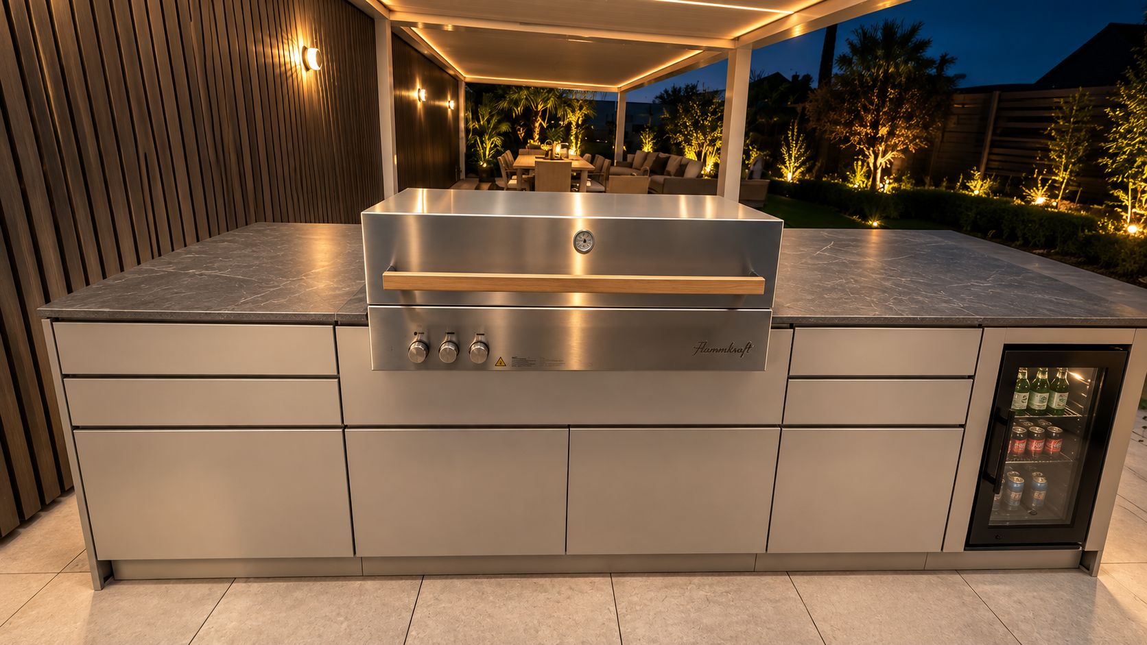 Gerealiseerde buitenkeuken